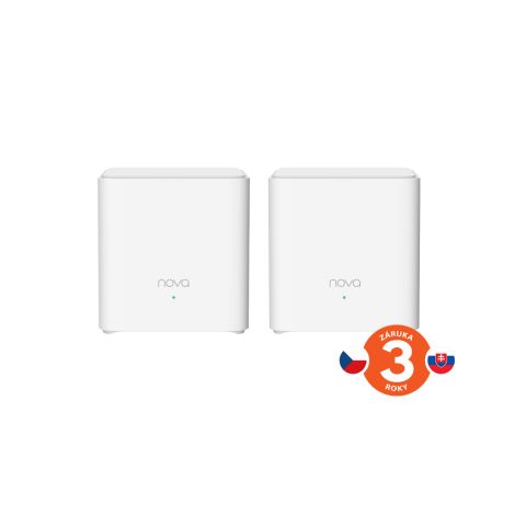 Tenda Nova EX3 (2-pack) WiFi6 AX1500 Mesh Gigabit systém, 4xGLAN/GWAN, WPA3, VPN, SMART SK aplikácie 75011986