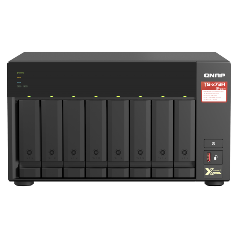 QNAP TS-873A-8G (Ryzen 2,2GHz / 8GB RAM / 8x SATA / 2x M.2 NVMe slot / 2x 2,5GbE / 2x PCIe / 4x USB) TS-873A-8G