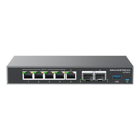 Grandstream GCC6010 all-in-one riešenie (VPN router, NGFW, PoE switch a IP PBX) GCC6010