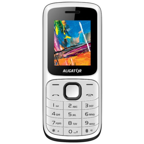 ALIGATOR D210 Dual sim bielo-čierny AD210WB