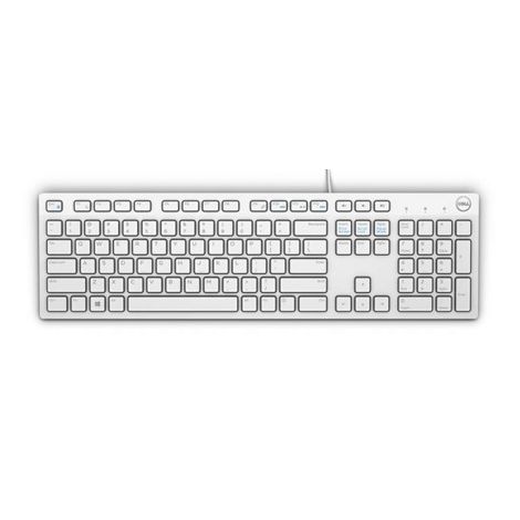 Dell KB216/Drátová USB/US layout/Biela 580-ADGM