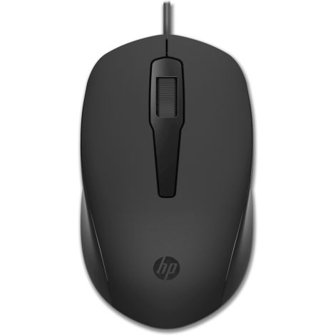 HP 150 Mouse/Kancelárska/Optická/1 600 DPI/Drátová USB/Čierna 240J6AA#ABB