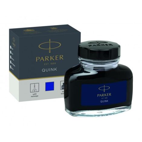 Atrament Parker QUINK do plniacich pier modrý 57 mℓ