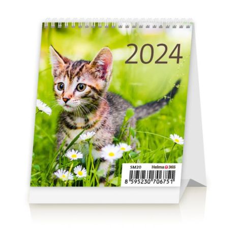 Stolový kalendár MiniMax Kittens 2024