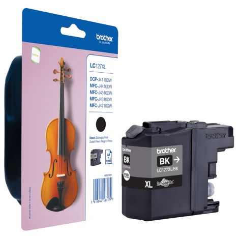 Cartridge Brother LC127XLBK, čierna (black), originál