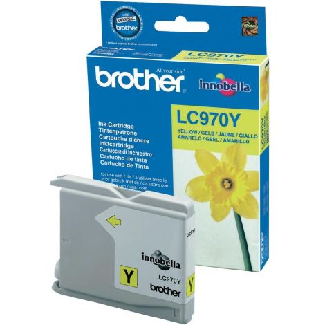 Cartridge Brother LC970Y, žltá (yellow), originál