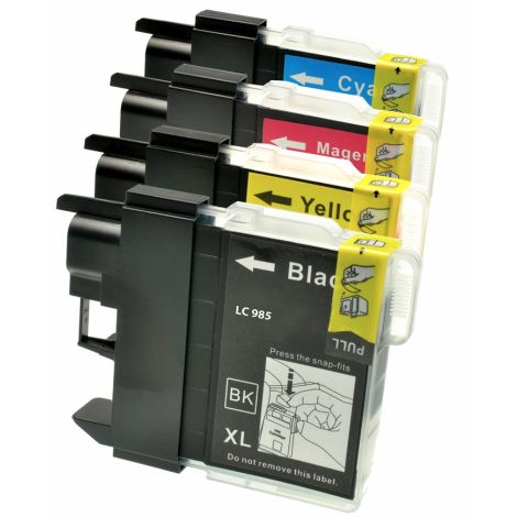 Cartridge Brother LC985 VALBP, CMYK, štvorbalenie, multipack, alternatívny