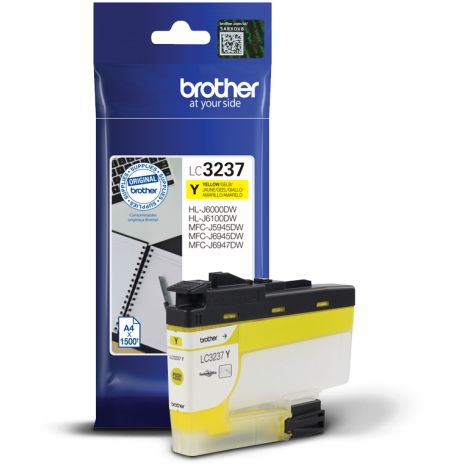 Cartridge Brother LC3237Y, žltá (yellow), originál