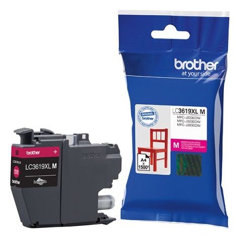 Cartridge Brother LC3619XLM, purpurová (magenta), originál