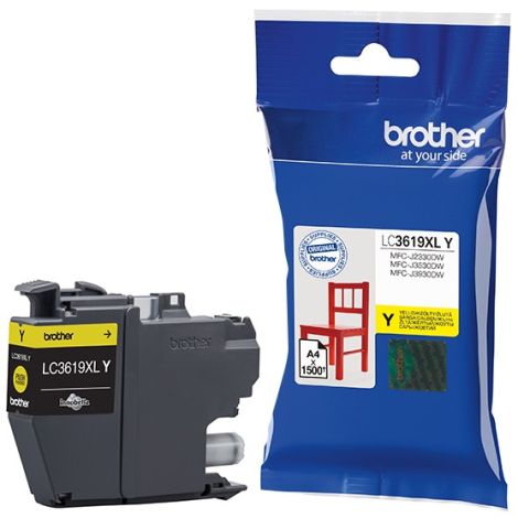 Cartridge Brother LC3619XLY, žltá (yellow), originál