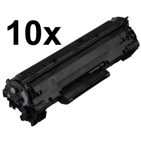 Toner Canon 728, CRG-728, desaťbalenie, čierna (black), alternatívny