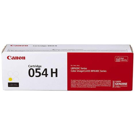 Toner Canon 054H Y, CRG-054H Y, 3025C002, žltá (yellow), originál