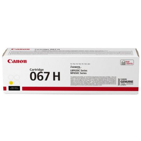 Toner Canon 067H Y, CRG-067H Y, 5103C002, žltá (yellow), originál