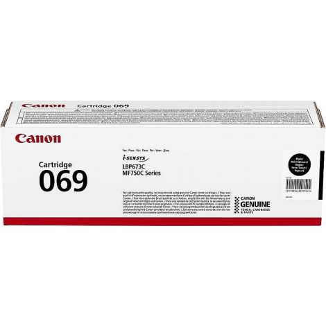 Toner Canon 069 BK, CRG-069 BK, 5094C002, čierna (black), originál