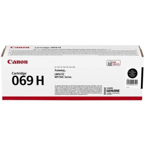 Toner Canon 069H BK, CRG-069H BK, 5098C002, čierna (black), originál