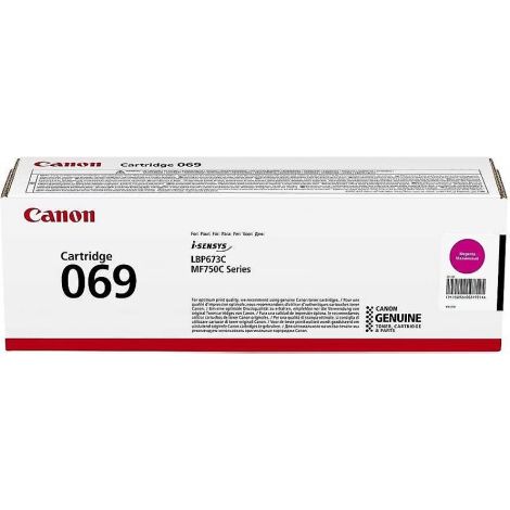 Toner Canon 069 M, CRG-069 M, 5092C002, purpurová (magenta), originál