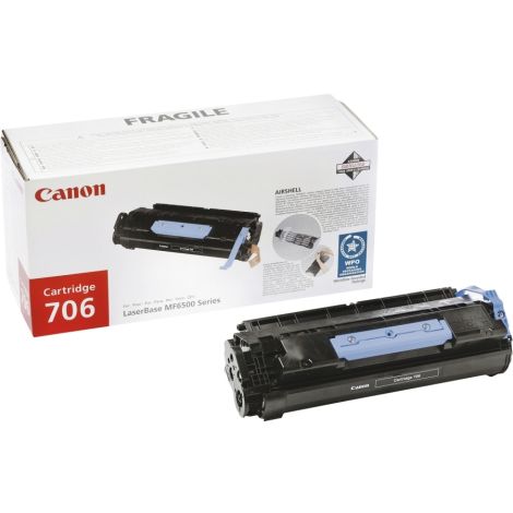 Toner Canon 706, CRG-706, čierna (black), originál