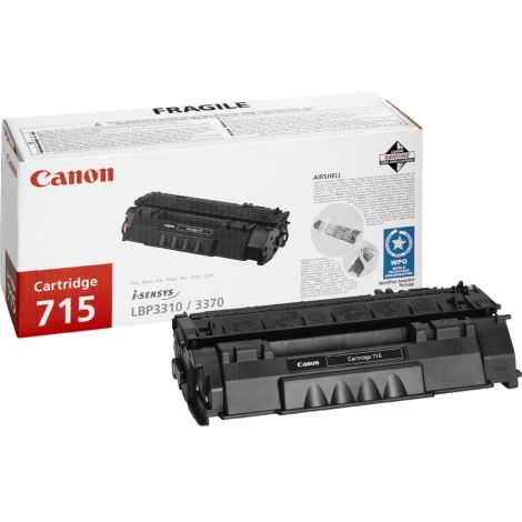 Toner Canon 715, CRG-715, čierna (black), originál