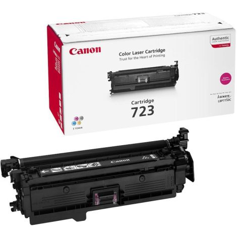 Toner Canon 723, CRG-723, purpurová (magenta), originál