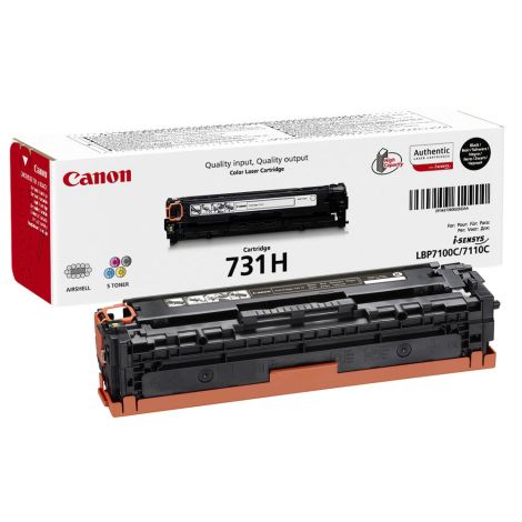 Toner Canon 731H, CRG-731H, čierna (black), originál