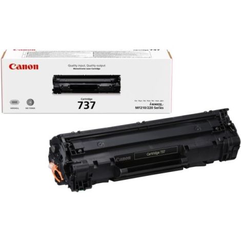 Toner Canon 737, CRG-737, čierna (black), originál