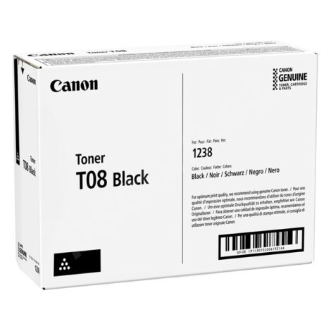 Toner Canon T08 BK, 3010C006, čierna (black), originál