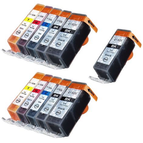 Cartridge 2 x Canon CLI-526 CMYK, PGI-525 + PGI-525 ZADARMO, multipack, alternatívny