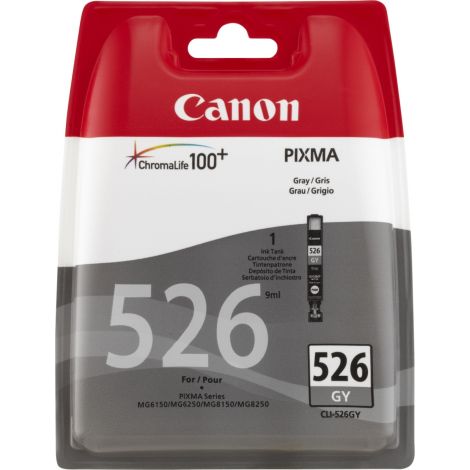 Cartridge Canon CLI-526GY, 4544B001, sivá (gray), originál