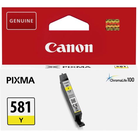 Cartridge Canon CLI-581Y, 2105C001, žltá (yellow), originál