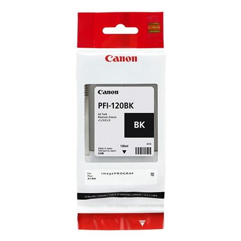 Cartridge Canon PFI-120BK, 2885C001, čierna (black), originál