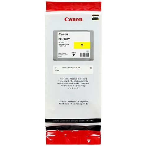 Cartridge Canon PFI-320Y, 2893C001, žltá (yellow), originál