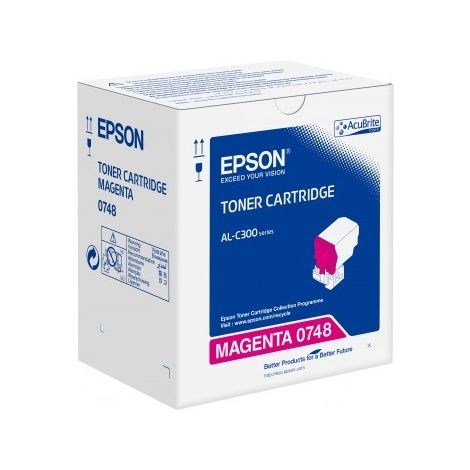 Toner Epson C13S050748 (AL-C300), purpurová (magenta), originál