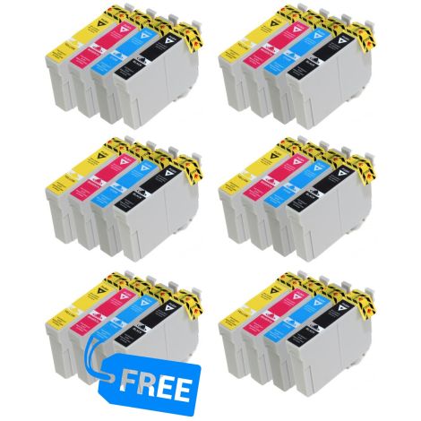 Cartridge 5 x Epson T0715, CMYK + T0715 CMYK ZADARMO, multipack, alternatívny