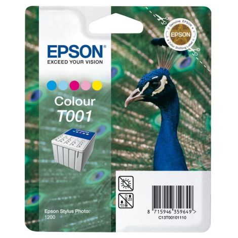 Cartridge Epson T001, čierna (black), originál