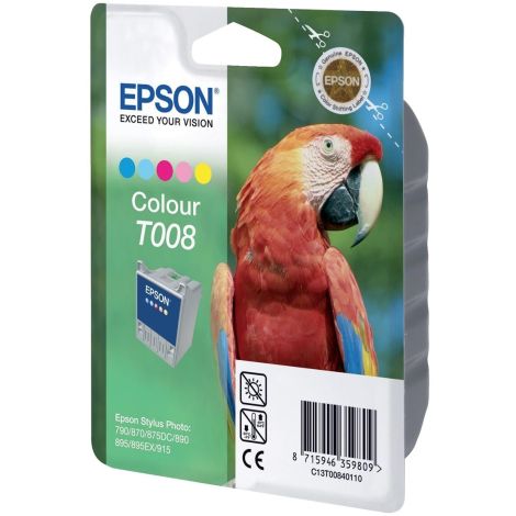 Cartridge Epson T008, farebná (tricolor), originál