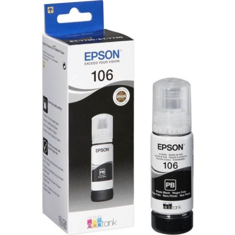 Cartridge Epson 106, C13T00R140, čierna (black), originál