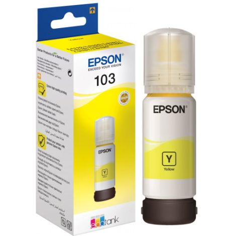 Cartridge Epson 103, T00S4, C13T00S44A, žltá (yellow), originál