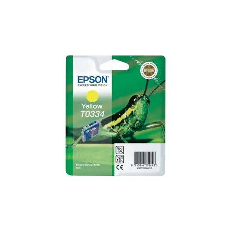 Cartridge Epson T0334, žltá (yellow), originál