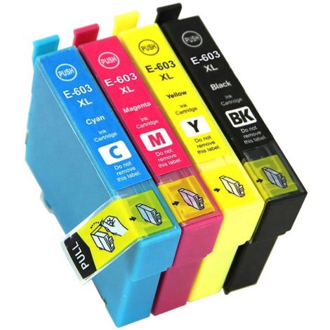 Cartridge Epson 603 XL, C13T03A64010, CMYK, štvorbalenie, multipack, alternatívny