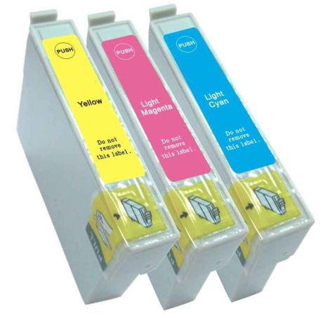 Cartridge Epson T048B, Y + LC + LM, trojbalenie, multipack, alternatívny