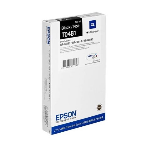 Cartridge Epson T04B1 XL, C13T04B140, čierna (black), originál