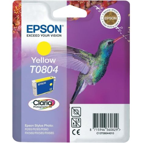 Cartridge Epson T0804, žltá (yellow), originál