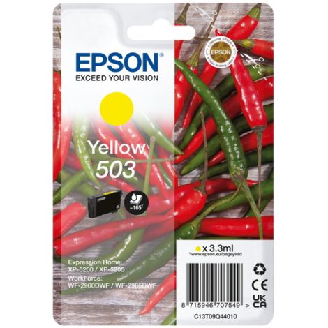 Cartridge Epson 503, C13T09Q44010, T09Q440, žltá (yellow), originál