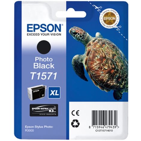 Cartridge Epson T1571, foto čierna (photo black), originál