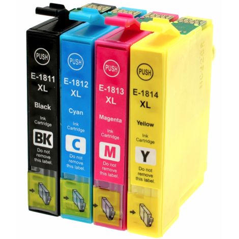 Cartridge Epson T1816 (18XL), C13T18164012, CMYK, 4-pack, multipack, alternatívny