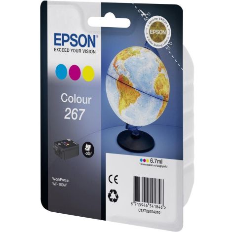 Cartridge Epson 267, T2670, farebná (tricolor), originál