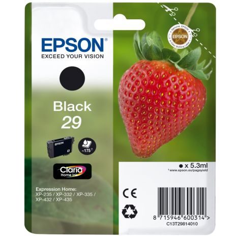 Cartridge Epson T2981 (29), čierna (black), originál