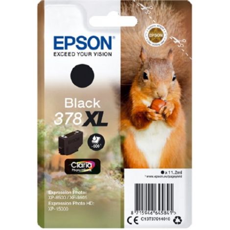 Cartridge Epson 378 XL, T3791, C13T37914010, čierna (black), originál