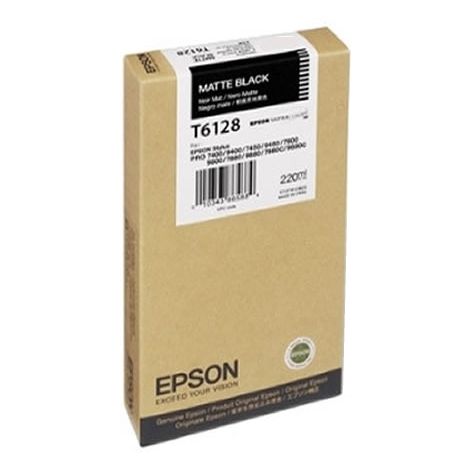 Cartridge Epson T6128, matná čierna (matte black), originál