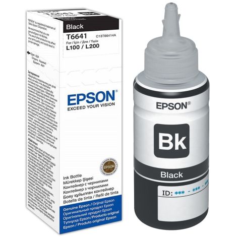 Cartridge Epson T6641, čierna (black), originál